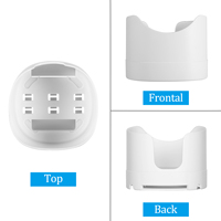 Soporte de Pared para Sistema WiFi Mesh TP-Link Deco M4/E4/S4/S7/P9, Organizador Electrónico, Paquete de 3, Blanco, ABS Resistente