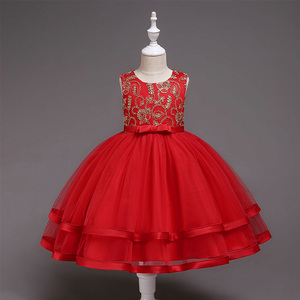 All'ingrosso <span class=keywords><strong>abiti</strong></span> estivi per bambini ragazze adolescenti formale motivo floreale in pizzo Casual carino set per matrimonio breve compleanno - Product Image 3