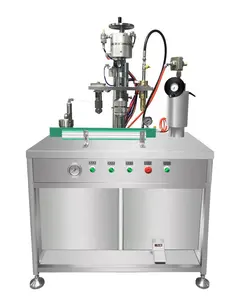 Fully Pneumatic Fill-one Aerosol Filling System Aerosol Can/Nitrogen Gas/Air Freshener Production Line