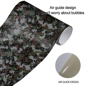 כהה ירוק הסוואה רכב לעטוף ויניל בועת משלוח PVC סרט עמיד למים הסוואה רכב ויניל גלישה לרכב אופנוע - Product Image 3