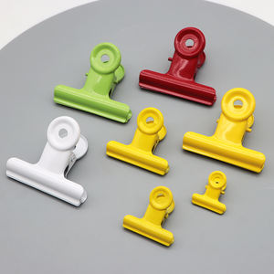 Haute qualité multicolore 22mm 32mm 38mm 50mm 63mm 75mm acier inoxydable métal bouledogue clip facture clip fichier clip - Product Image 4