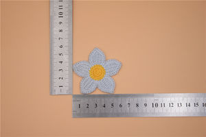 MS23237 แพทช์ปักลายดอกไม้โครเชต์หลากสีสัน ขายดี ติดเย็บได้ - Product Image 6