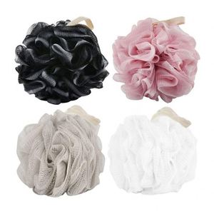 Hot Sale Fashion PE Bath Shower <b>Ball</b> Sponge Multicolor Exfoliating Body Scrubber for Women and Men - Product Image 1