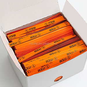 最高品質のカスタムロゴ＆長さ、鉄線入りペーパーツイストタイ、2000個/箱 - Product Image 2