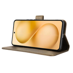 Étui de téléphone à rabat en cuir PU motif diamant portefeuille de luxe pour VIVO V60 5G - Product Image 4