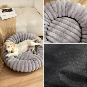 Tappetino per animali domestici caldo invernale cuccia per cani nuova piccola dimensione nido per gatti con capelli lunghi materiale in legno morbido Memory Foam cuccia per animali domestici nido rotondo - Product Image 2