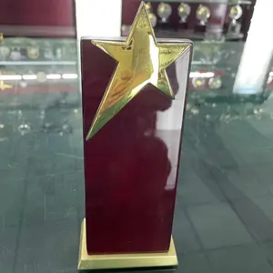 Popular Corporate Awards Blank Wood Star Awards Plaques