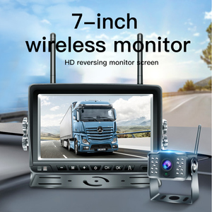 XYD Splisoliddredrsexy1080p Hệ Thống <span class=keywords><strong>Camera</strong></span> Không Dây Kỹ Thuật Số <span class=keywords><strong>Camera</strong></span> Chiếu Hậu Lùi 7 Inch 2 Kênh 1080P Thông Dụng 15W 16:9/4:3 - Product Image 5