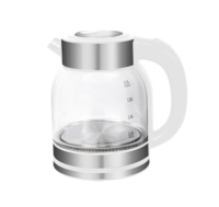 Bouilloire Électrique 1,8 L en Acier Inoxydable et Verre 1500W pour Usage Domestique – Vente en Gros Promotionnelle