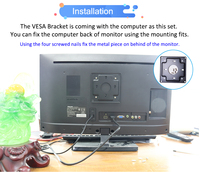 Eglobal-Mini PC de escritorio con ventilador silencioso, Ordenador de oficina con pantalla dual Win10, 8GB, D3, Intel Core, RJ45, LAN, 6USB