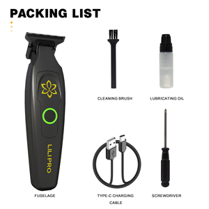 7000 tr/min coiffeur professionnel zéro écart lame mécanisme de bordure de charge sans fil tondeuse de Salon de coiffure - Product Image 6