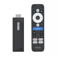 Mego1 GTV Realtek RTD1332 2K Ultra HD, 1GB de RAM, 8GB de Almacenamiento, WiFi de Doble Banda, BT 5.0, Control Remoto por Voz, Android TV Stick, el Más Popular