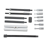 Jeu de 13 extracteurs de roulements à billes à gorge profonde en acier allié avec têtes de 5/6/8 mm pour réparation automobile