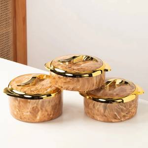 KALA termos sıcak gıda 1.5l + 2l + 2.5l üç parçalı paslanmaz çelik plastik yalıtım kutusu sıcak ve soğuk gıda saklama kabı - Product Image 1