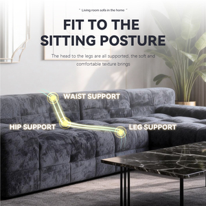 Nuovo Divano in Memory Foam di Alta Qualità con Blocchi Integri e Materiale Morbido Moderno. Set Divano Componibile per Acquisti di Gruppo. Soggiorno - Product Image 5