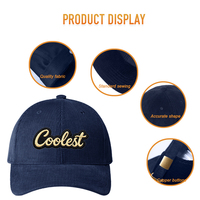 Gorra Heycap Estilo Vintage con Logotipo Personalizado, Gorra de Conductor de Pana y Algodón, Parche Bordado en 3D, Gorra Deportiva de Béisbol de 6 Paneles, de Alta Calidad