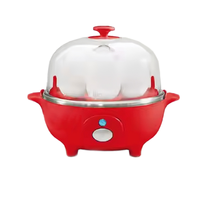 Cuiseur à oeufs électrique Fonction de cuisson à la vapeur automatique Nouveau design en acier inoxydable durable pour un usage domestique