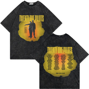 T-shirt dei <span class=keywords><strong>Twenty</strong></span> <span class=keywords><strong>One</strong></span> Pilots Rock Band, il concerto del Clancy World Tour - Product Image 1