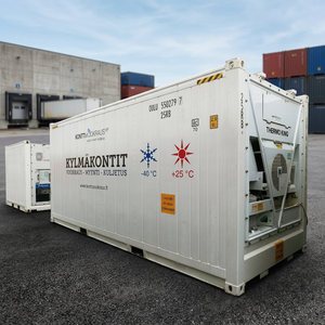 Conteneur frigorifique métallique de 40 pieds pour le transport en chaîne du froid avec moteur de transport - Product Image 3