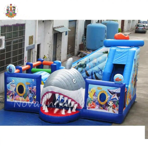 Château gonflable commercial de qualité supérieure Nova OEM en PVC, avec toboggan, pour enfants, utilisation extérieure commerciale - Product Image 5