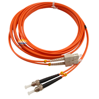 Shenzhen Raise Fiber SC UPC ST UPC MM DX Multimode OM1 OM2 3mm Duplex Fiber Optic Patch Cord for FTTH Indoor LSZH ODF Cabling |