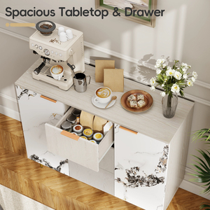 <span class=keywords><strong>Buffet</strong></span> <span class=keywords><strong>Buffet</strong></span> Armoire avec Rangement <span class=keywords><strong>Buffet</strong></span> Moderne avec 3 Tiroirs et 2 Portes USA STOCK - Product Image 4
