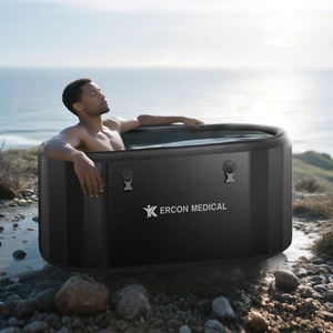 Baignoire <span class=keywords><strong>gonflable</strong></span> haute pression en matériau Drop Stitch durable, isolation thermique épaissie <span class=keywords><strong>pour</strong></span> maintenir l'eau froide, refroidisseur robuste - Product Image 1