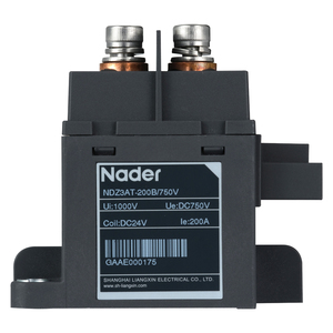 NDZ3AT-200 คอนแทคเตอร์ไฟฟ้ากระแสตรงแรงดันสูงเฟสเดียว 1000V 200 แอมป์ แรงดันคอยล์ DC12V/24V กำลังตัด 20kA 1 ขั้ว - Product Image 4
