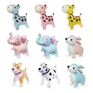 Giocattolo Animale Gonfiabile con Ruote, Popolare Cartone Animato di Internet, Decorazione per Compleanno Bambini, Campeggio, Regalo per Stand - Product Image 1