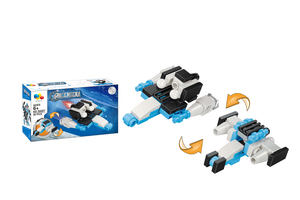 QIZHILE 12 in 1 space mecha collect, astronave o space ship building block,toys bricks plastic space ship creative building blo - Product Image 6