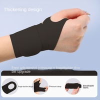Protège-poignet universel portable en nylon et élasthanne, anti-entorse, bandeau absorbant, respirant, doux, à fermeture élastique pour badminton, fitness, yoga, tennis