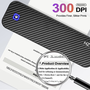 Stampante Termica Portatile <span class=keywords><strong>A4</strong></span> Wireless per Ricevute, <span class=keywords><strong>Mini</strong></span>, con Batteria da 2600mAh, 203dpi, Materiale ABS, Senza Inchiostro, per iOS Business - Product Image 2