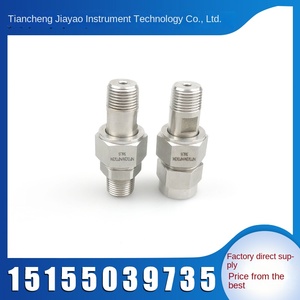 304 316 thép không gỉ cao áp Công Đoàn nội bộ bên ngoài ren Doanh đo áp suất phát với áp lực cao Công Đoàn - Product Image 2