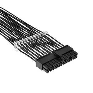 24PIN rgbw Glühendes Kabel Hauptplatine Synchron isiertes RGB-Kabel Stecker-Buchse-Verlängerung Elektrischer Überbrückung draht mit ROHS