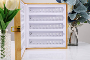 Kit Comparativo Anster per Selezionare Diamanti e Zirconi, 0.3-5 Carati, 10 Forme, 90 Dimensioni, Taglio Ghiaccio, per Gioiellerie - Product Image 5