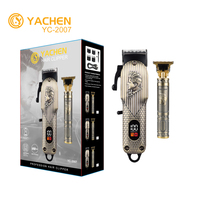Nouvelle Tondeuse Électrique Rétro Design pour Cheveux « Oil-head », Rechargeable USB, Forme en T, Idéale pour Barbiers et Salons de Coiffure