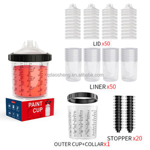 <span class=keywords><strong>Filter</strong></span> Mikrofon Profesional 125/190, Cat, Sekali Pakai, Pencampur, Pistol Semprot Udara, Mini Cup, Pelapis dan Tutup untuk Perbaikan Mobil - Product Image 4