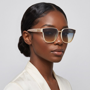<b>Sunglasses</b> <b>Large</b> Square Frame UV400 Protection For Women Outdoor Fashion Style - Product Image 1