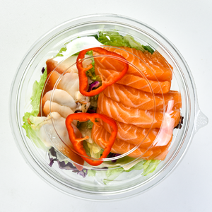 Có thể tái chế vòng salald để đi Hộp PET 8oz Leak-proof Takeaway bao bì thực phẩm <span class=keywords><strong>container</strong></span> nhựa rõ ràng Bát <span class=keywords><strong>salad</strong></span> với nắp - Product Image 5