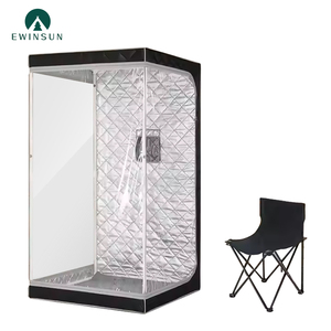 Panci uap besar portabel ukuran penuh, untuk kursi Sauna di rumah dengan Generator uap untuk terapi detoks tubuh - Product Image 1