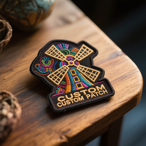 Bán Buôn Sắt Trên Phong Cách Thêu Các Bản Vá Lỗi Với Nam Châm Tập Tin Đính Kèm Tùy Chỉnh Móc Và Vòng Lặp Biểu Tượng Vải Cảm Thấy Chất Liệu - Product Image 5