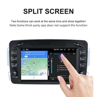 Reproductor de Audio para Auto Jiawell de 7 Pulgadas con Android, GPS, WIFI y Carplay para Mercedes Benz CLK W209 1999-2004