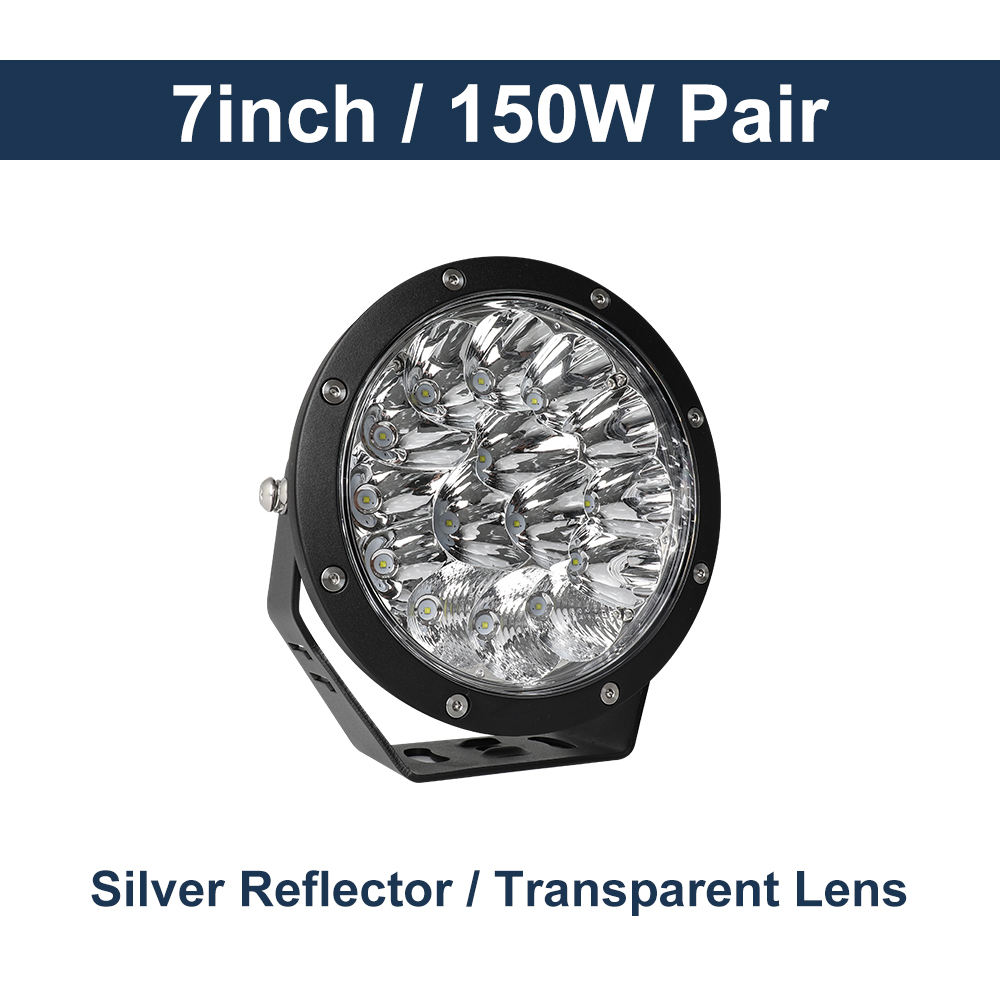 7 ''-เลนส์ใสสีเงิน