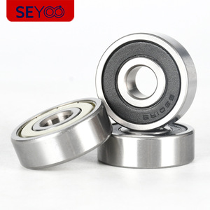 ลูกปืนเม็ดกลมร่องลึก SeYoo รุ่น 6301-2RS ขนาด 12x37x12 มม. ผลิตจากเหล็กโครเมียม สำหรับอุปกรณ์ออกกำลังกาย - Product Image 1