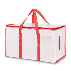 Sac de déménagement robuste en PE tissé, transparent, imperméable, grande capacité, pliable, pour vêtements, literie, voyage - Product Image 3