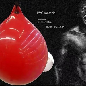 Sacco da Boxe Sospeso in PVC con Cinghia di Sicurezza, Palla Veloce per Allenamento Fitness e Reazione - Product Image 6