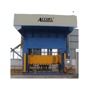Máquina de estampagem de chapa de metal Accurl, máquina de aço inoxidável para fazer pás, prensa hidráulica