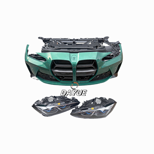 Pour BMW M3 M4 <span class=keywords><strong>pare</strong></span>-chocs avant et kit de carrosserie de calandre en fibre de carbone phare laser d'origine fabriqué à partir de <span class=keywords><strong>plastique</strong></span> d'occasion - Product Image 2