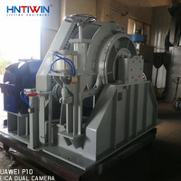 Treuil d'ancrage hydraulique professionnel pour amarrage et remorquage, 30-100 KN, certifié CE, câble en acier, simple/double tambour, hauteur de levage 30m