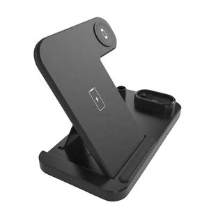 Nueva llegada <span class=keywords><strong>2022</strong></span> 4 en 1 cargador inalámbrico soporte de carga inalámbrico rápido para teléfono inteligente reloj inteligente iphone ipad <span class=keywords><strong>airpods</strong></span> - Product Image 1